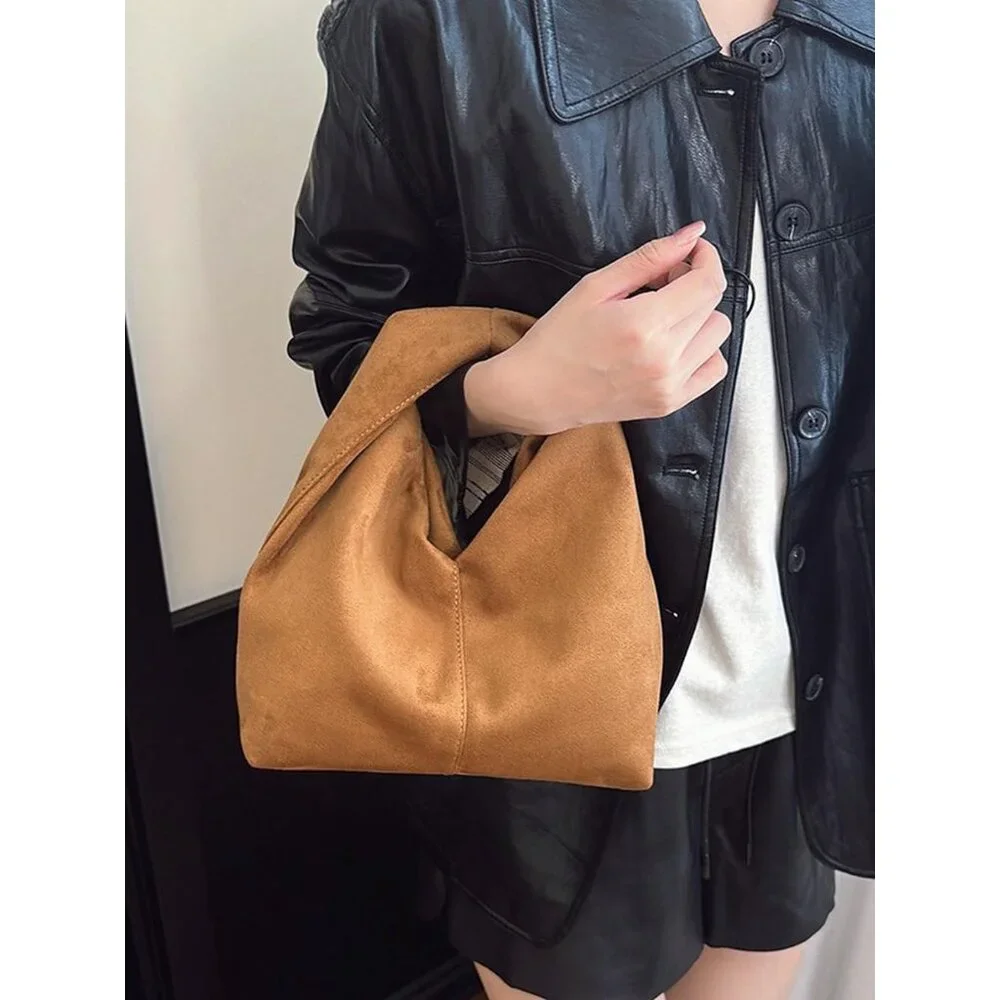 Trendy Slouchy Suede Crossbody Bag: Stylish Hobo Purse for Everyday Elegance